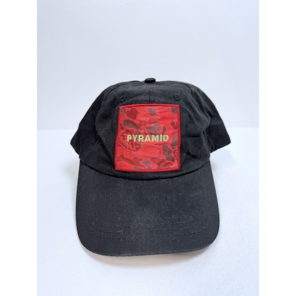 Black Pyramid Logo adjustable Strap back hat 100% AUTHENTIC Retro Embroidered